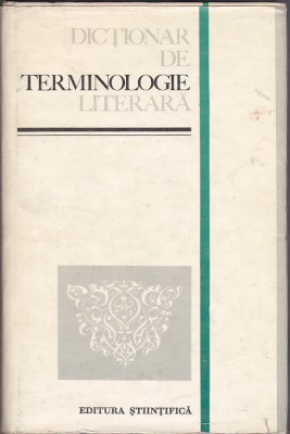 bnk ant Dictionar de terminologie literara - cu dedicatii de la autori foto