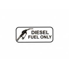 Abtibild &quot;DIESEL FUEL ONLY&quot; Cod: XS-03