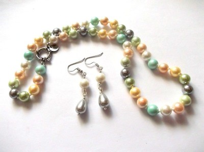 set cu perle mallorca 47164 foto