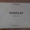 PARTITURA Sonata II-a pentru pian- Vasile Herman