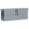 VidaXL Cutie din aluminiu, 48,5 x 14 x 20 cm, argintiu