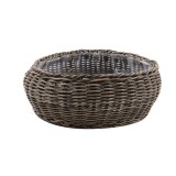 Cos pentru flori 6647410W, polietilena, natur, 45 x 16 cm