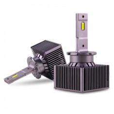 Set 2 Becuri LED D3S/R AutoREY&reg; Premium Plug&amp;Play pentru Far Auto, Conversie Xenon HID to LED 70W Chip Cree 17400 LM12-24V
