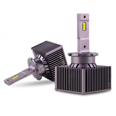 Set 2 Becuri LED D3S/R AutoREY&amp;reg; Premium Plug&amp;amp;Play pentru Far Auto, Conversie Xenon HID to LED 70W Chip Cree 17400 LM12-24V foto