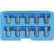 Trusa cu imbusuri striate 3-11mm