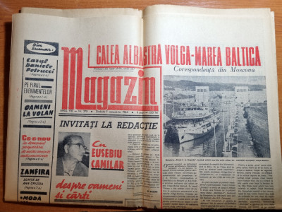 magazin 7 noiembrie 1964-interviu eusebiu camilar,art orasul bucuresti foto