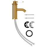 Cumpara ieftin Robinet chiuveta de baie, auriu, 130x180 mm