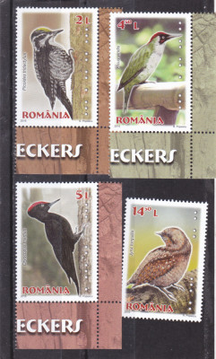 ROMANIA 2016 LP 2093 CIOCANITORI SERIE MNH foto