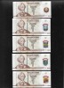 Rar! Set Transnistria 9 x 1 rubla 2007 cu diferite steme (neoficiale) unc, Europa
