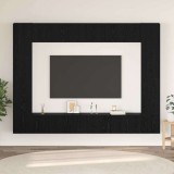 VidaXL Set comodă TV 10 pcs Stejar negru Mediu 30.5 x 30 x 90 cm 3393229