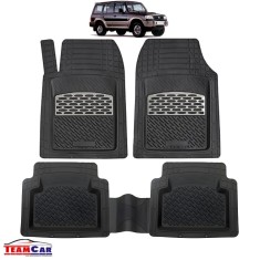 Hyundai Galloper Covorase Auto TeamCar&reg;- Cauciuc Tip Tavita/ Silver