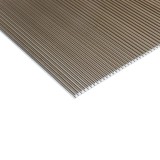 Policarbonat celular cu 2 pereti, bronz, 6000 x 2100 x 6 mm, Car