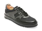 Pantofi LE COLONEL negri, 67858, din material textil
