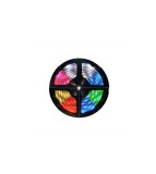 Banda LED RGB IP65 12V SMD5050 60 LED/m PCB Negru cu Adeziv-Lungime 4 Metri