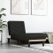 Gossi sezlong, negru, material textil