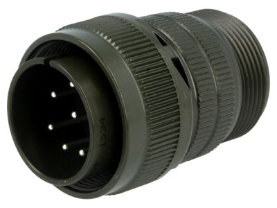 Conector circular 20mm, 13A, 8 pini foto