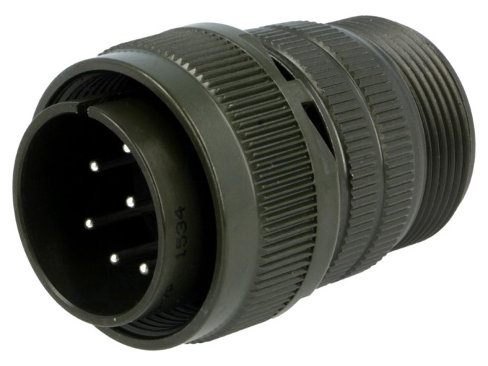 Conector circular 20mm, 13A, 8 pini