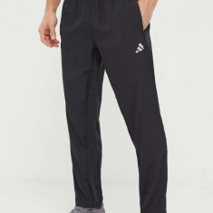 adidas Performance pantaloni de antrenament Gym+ culoarea negru, uni IP4472