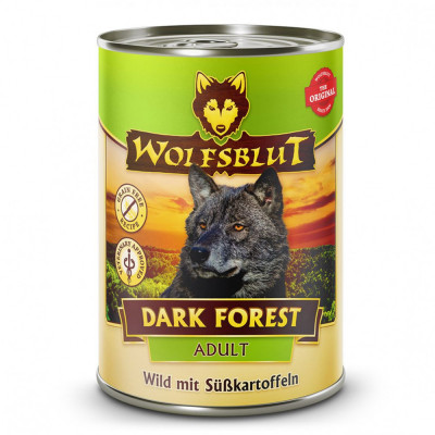 Tin WOLFSBLUT Dark Forest Adult Wild 395 g foto