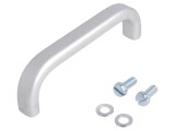 Suport aluminiu gri 29mm H, 96mm L, 12mm W cu manetă