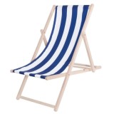 Cumpara ieftin Sezlong Gradina Lemn Pliabil Reglabil Dungi Alb-Albastru 58x124 cm Springos