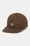Levi&#039;s șapcă de baseball din bumbac culoarea maro, cu imprimeu, 000AG-0011