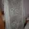 Perdea cu rejansa, alba, model floral, dimensiuni Latime = 170cm, Inaltime = 230cm