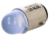 Lampă LED Albastră 12V BA15D