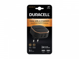 Incarcator Duracell dual USB-A 17W Negru