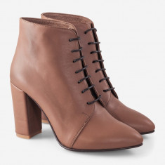 Botine piele naturala Ariana Maro - sau Orice Culoare