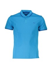Tricou polo, cu mini logo, Regular fit, Azur, S foto
