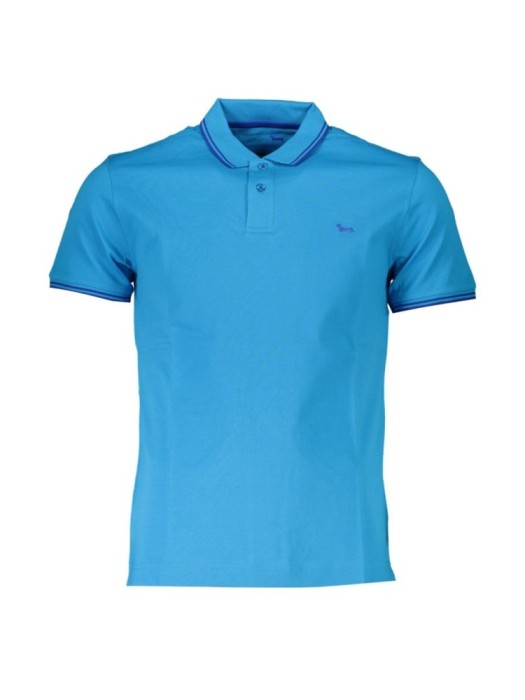 Tricou polo, cu mini logo, Regular fit, Azur, S