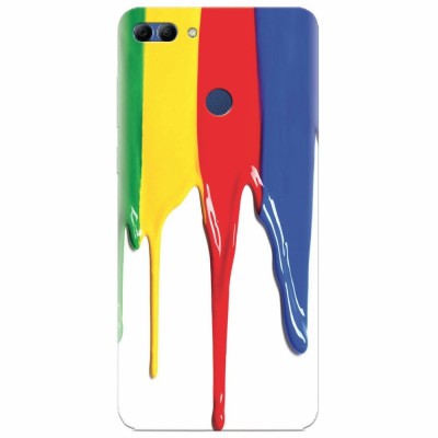 Husa silicon pentru Huawei Y9 2018, Dripping Colorful Paint foto
