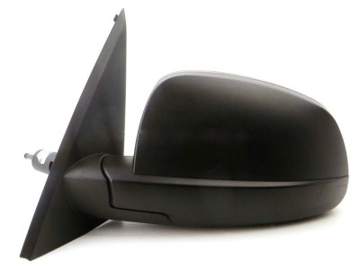 Oglinda exterioara Opel Meriva 05.2003-06.2010 partea dreapta View Max crom convex carcasa neagra reglare manuala prin cablu fara incalzire foto