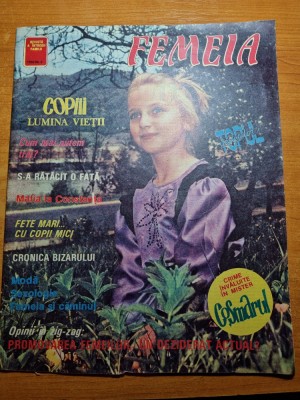 femeia iunie 1992-maria dragomiroiu,moda,moda pentru copii,retete culinare foto