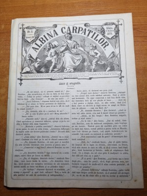 albina carpatilor 15 noiembrie 1879-articol igiena,botanica populara romana foto