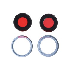 Geam camera cu Rama Apple iPhone 14 BLUE