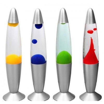 Lampa decorativa cu ceara colorata, Lava Lamp foto