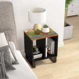 VidaXL Măsuță de cafea, 40x31x46cm, lemn masiv reciclat/lemn prelucrat