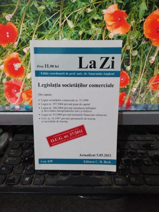 Legislația societăților comerciale, actualizat 5.05.2011, București 2011, 097