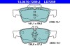 ATE 13.0470-7259.2 ATE Ceramic set placute frana,frana disc