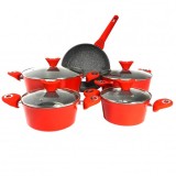 Set oale 9 piese aluminiu interior granit inductie Zilan ZLN3260