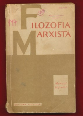 V G Afanasiev, &amp;quot;Filozofia Marxista. Manual popular&amp;quot; - 1961 foto