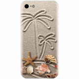 Husa silicon pentru Apple Iphone 7, Beach Sand
