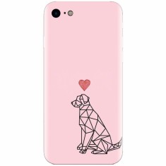 Husa silicon pentru Apple Iphone 5c, Love Dog foto