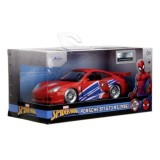 JADA MARVEL MASINUTA METALICA SPIDER MAN PORSCHE 911 GT3 RS SCARA 1 LA 32