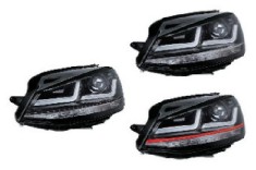 SET 2 FARURI LED PENTRU VW GOLF VII (2012-2016) ROSU LEDriving XENON / POZITIE HALOGEN LEDHL104-GTI OSRAM 12723 foto