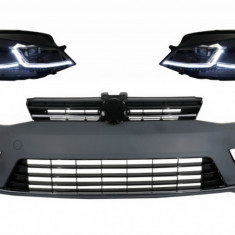 Bara Fata cu RHD Faruri LED Semnal Dinamic VW Golf VII 7 (2013-2017) R-Line Look Performance AutoTuning