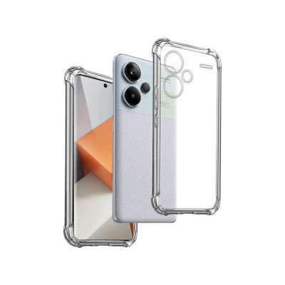 Husa pentru Xiaomi Redmi Note 13 Pro+ 5G Techsuit Shockproof Silicone Transparent foto