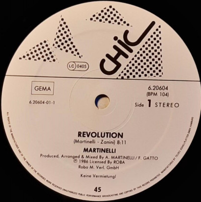 Martinelli - Revolution (Vinyl) foto
